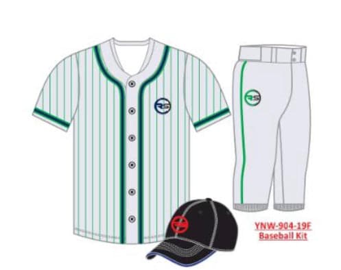Baseball uniform product reference