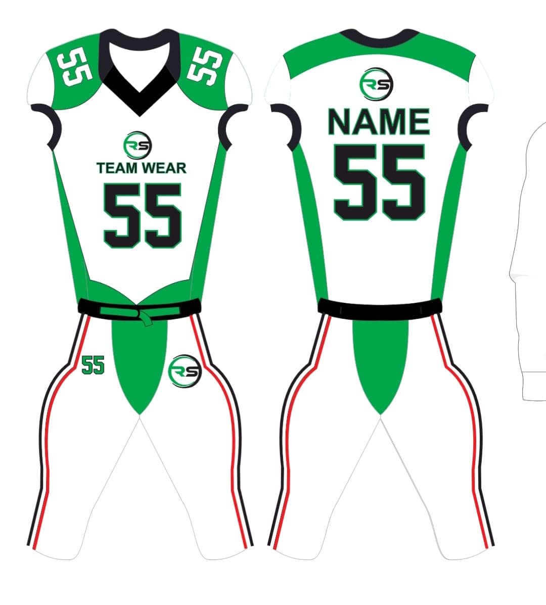 Football uniforms product reference